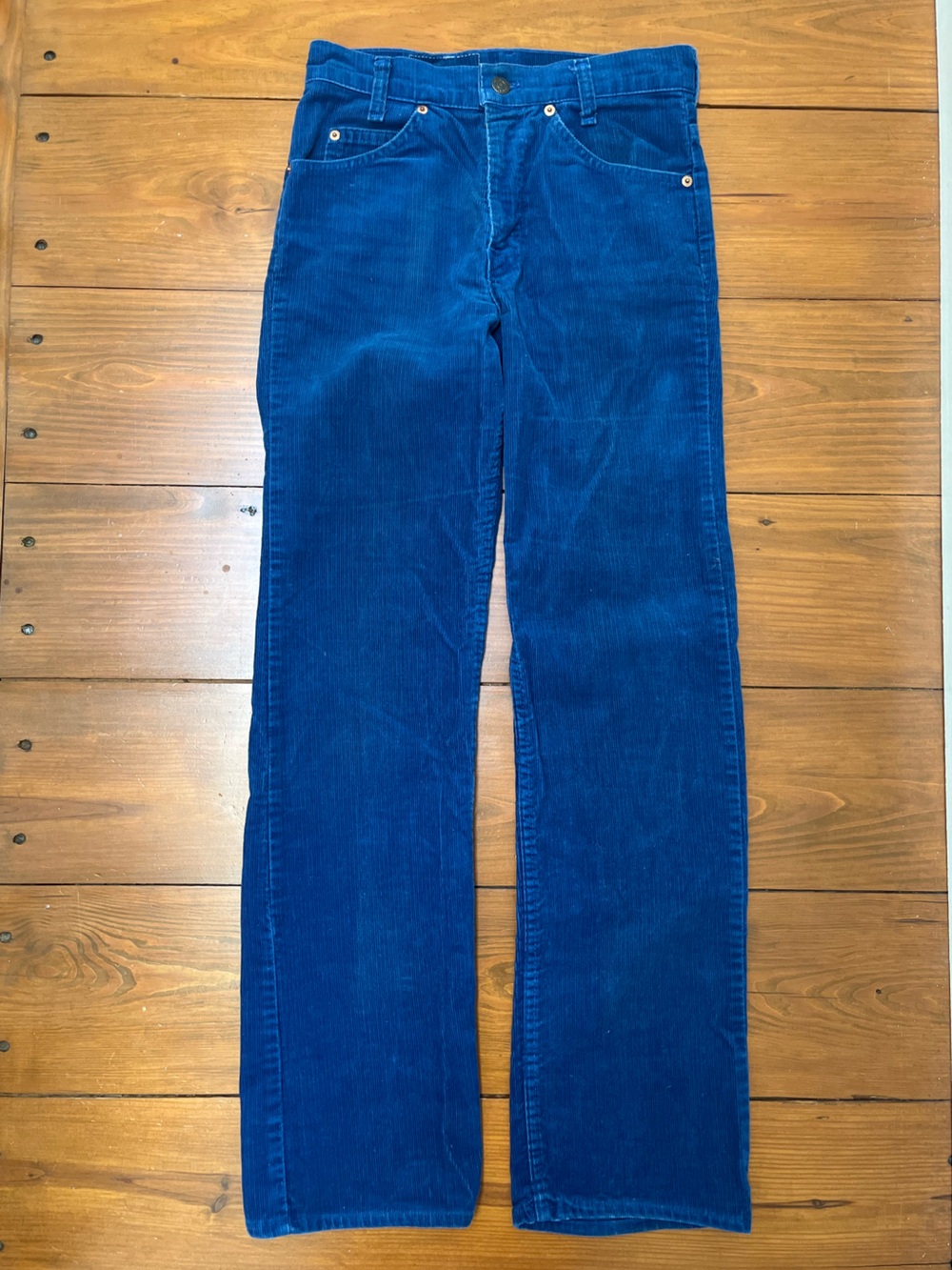 Vintage 1970’s Levi’s for Gals Blue Corduroy Pants